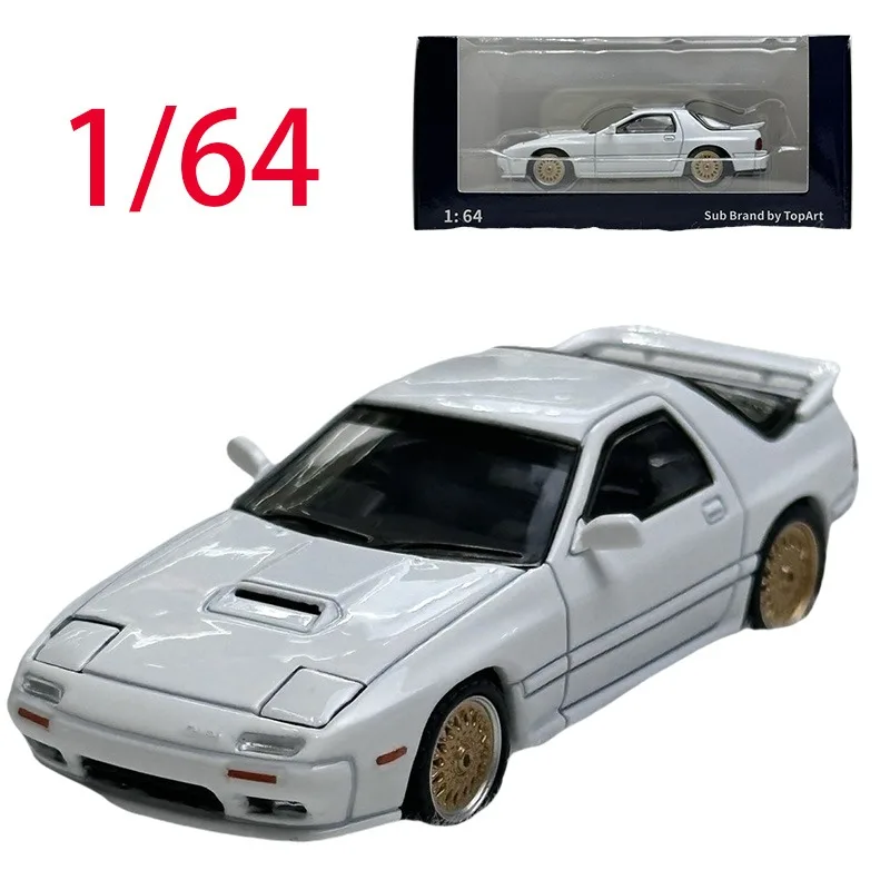 

AT Diecast 1/64 Scale Mazda Alloy Car Model Mazda RX7 FC3S Play Vehicles Toys for Boys Original Box Malaysian Limited