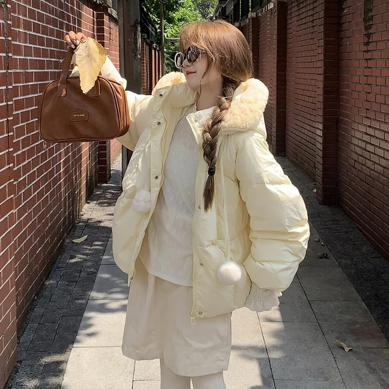 Parka's Dames Nieve Winter Downfilled Anti-Koude Color-Blocking Baffled Full-Zip Quilting Drukknoop Hoogwaardig verzameld woon-werkverkeer