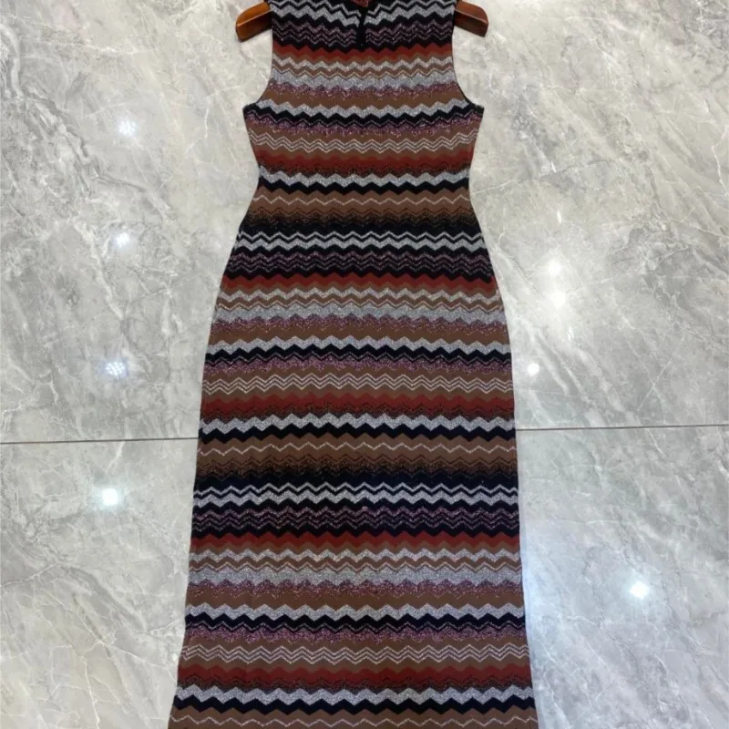 المال القديم نمط الرجعية الأزياء الفرنسية الخريف والشتاء المرأة الجديدة عالية الجودة ناضجة الجاكار أكمام محبوك اللباس