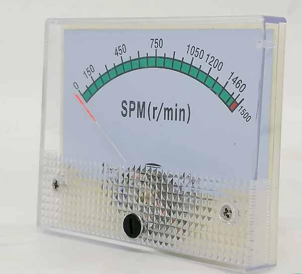 The main motor tachometer of the forging press is 0-1500r/minSPM pointer type DC10V speed display meter