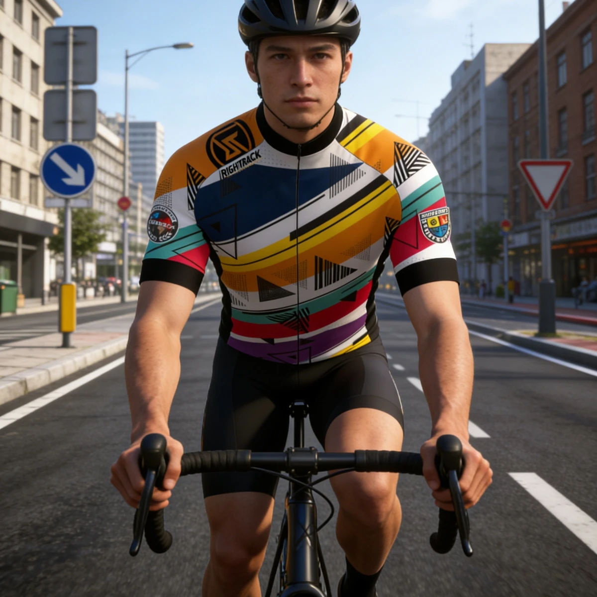 New Man\'s Cycling Jersey High Quality Summer Breathable Quick-Drying Mtb Jerseys Road Bike Pro Long-Distance Cycle Clothes