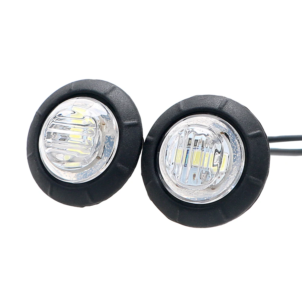 2Pcs/set Car Tail Lights Trucks Clearance Lights Universal LED Side Marker Lights Car-styling Signal Lamp Super Bright