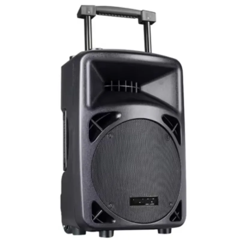 12 inch professional portable speaker 300w bluetooth player 8 channels