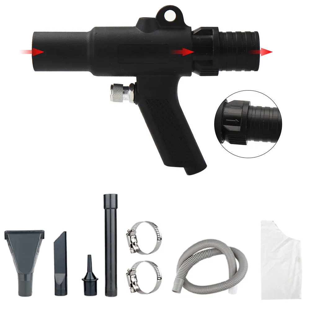 Pneumatic Suction Gun Hand-held Air Dust Gun Cleaning Tool Kit for Automotive Multi-function Pneumatic Cleaning Tools