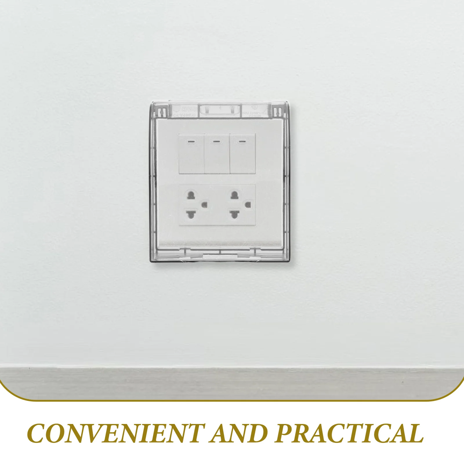 Socket Protection Cover Electrical Outlet Plug Cap Covers Outdoor Receptacle Abs Plastic Weather Proof Boxes