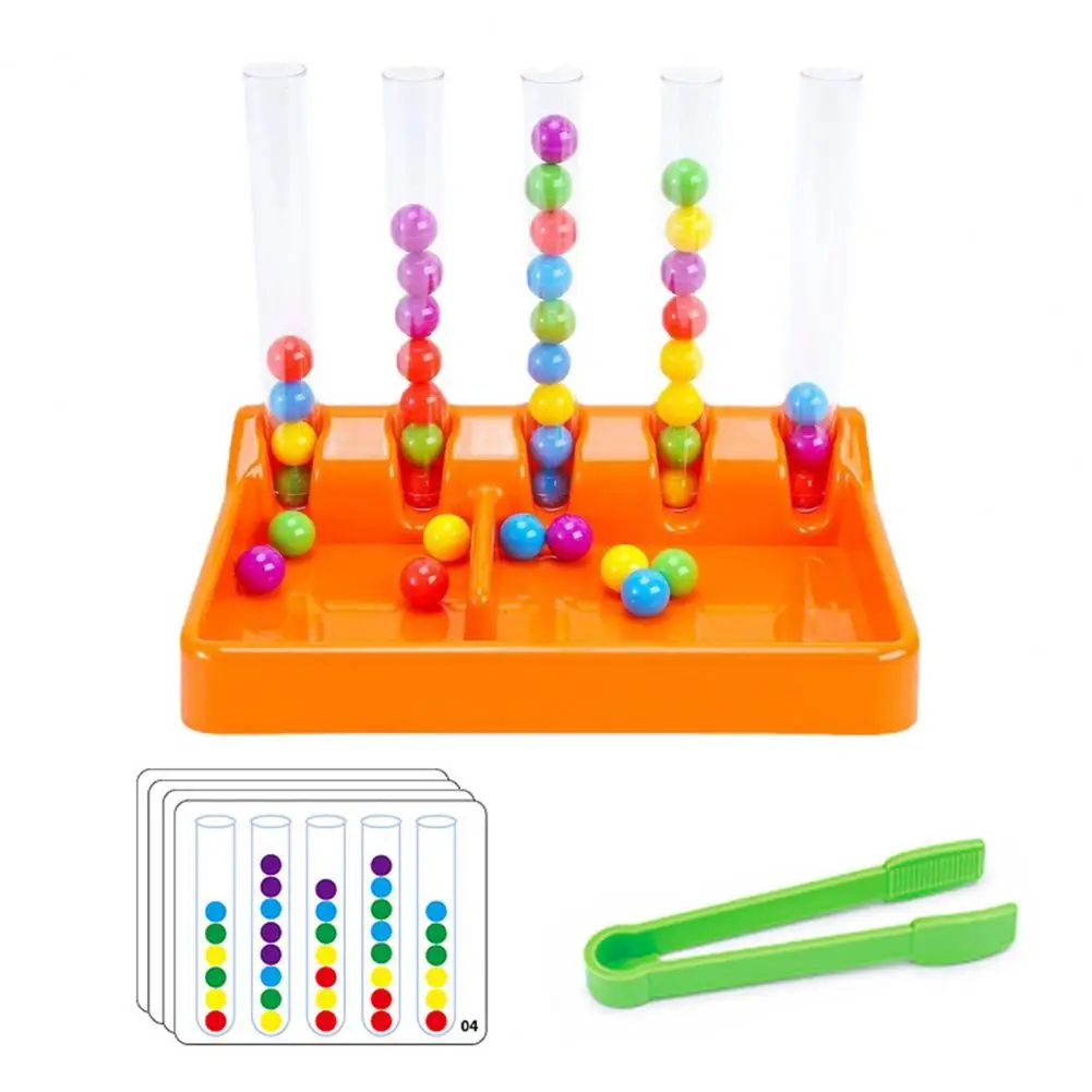 

Educational Color Recognition Toys Color Sorting Toy Set for Kids Develop Skills Fine Motor Coordination Hand-eye for Toddlers