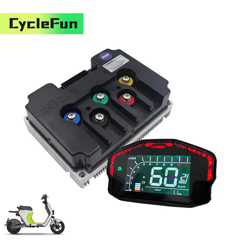 

FarDriver ND721000 BLDC Controller 500A Phase 1000A V2 Hall Sensor Accessories With DKD Display For Electric Scooter Dirt Bike