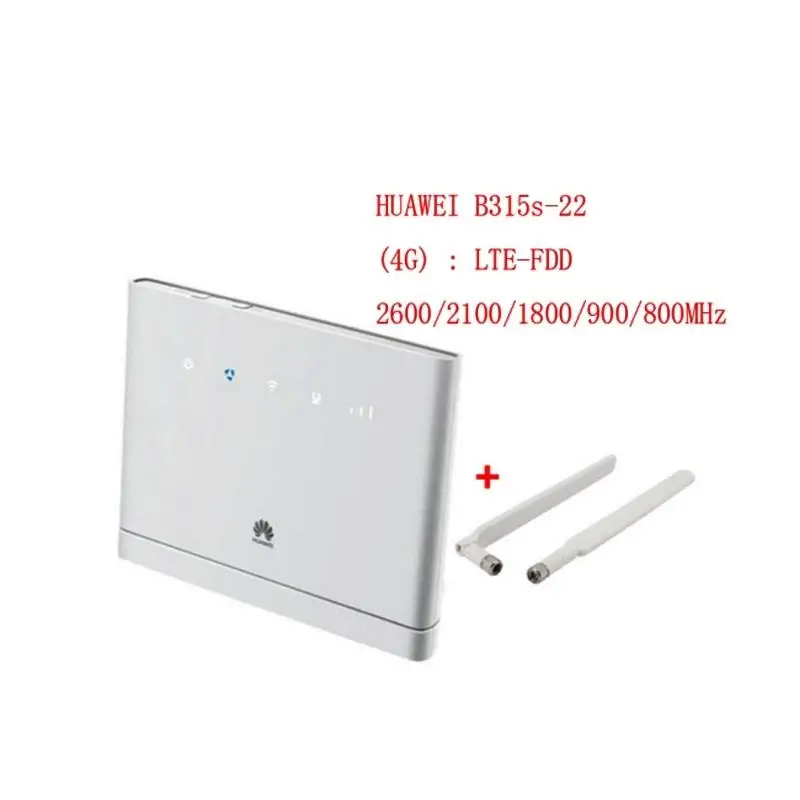 Top B315 B315s-22 Wireless Routers 3G 4G CPE Routers WiFi Hotspot Router with Sim Card Slot +2pcs antenna PK B310