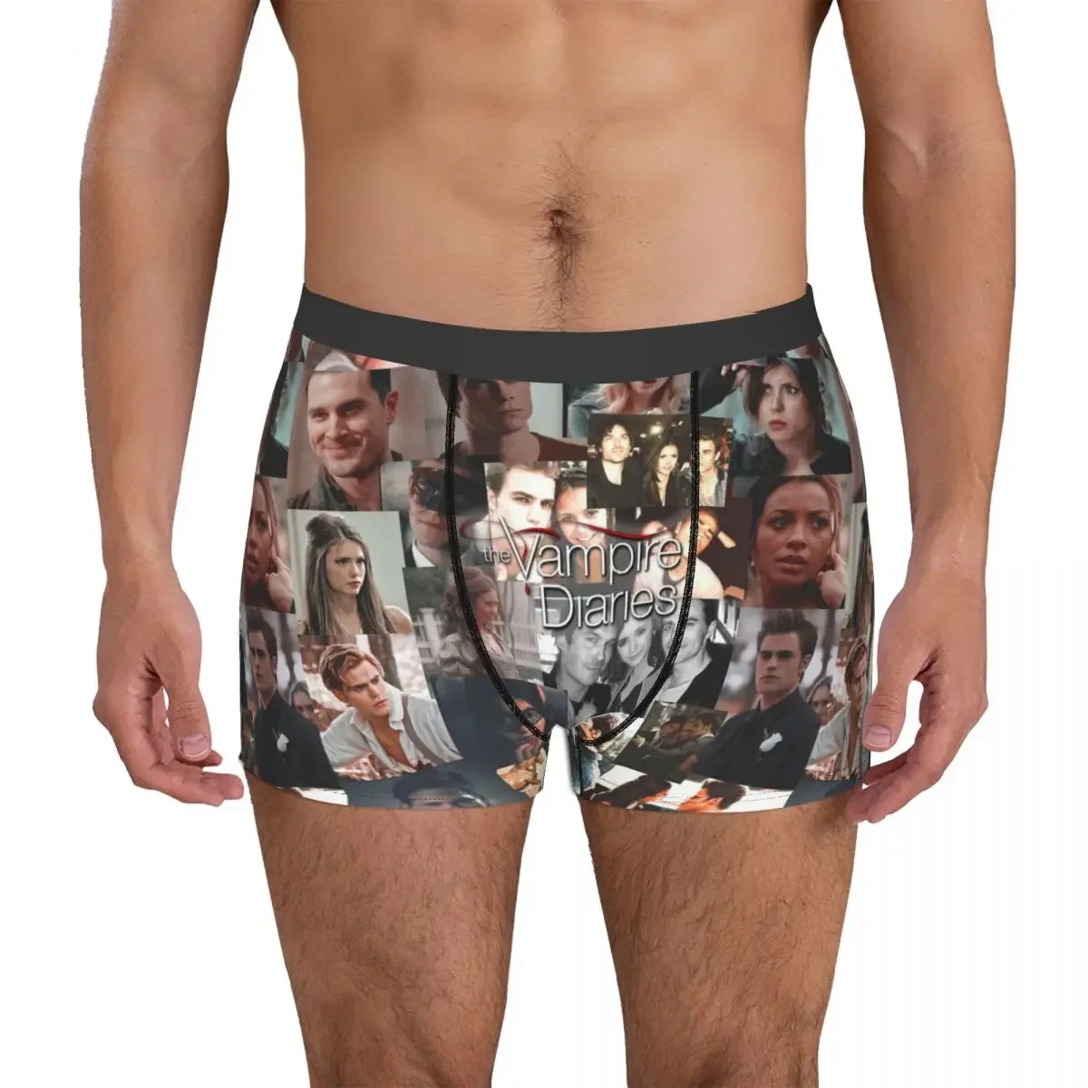 TVD Photo Collage Underpants Breathbale Panties Male Underwear Print Shorts Boxer Briefs