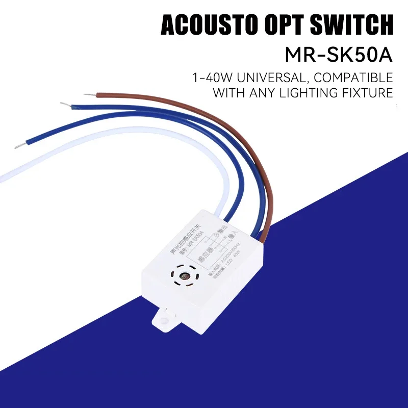 Intelligent Voice-Activated Light Switch: MR-SK50A 220V Sound Sensor Module for Home Improvement