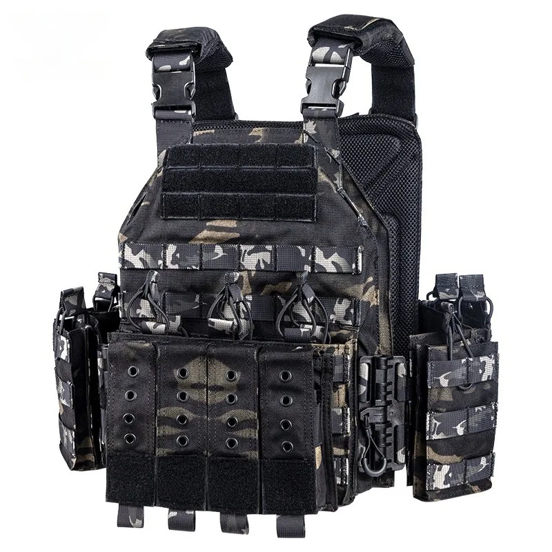 Quick-Release Vest, Outdoor Supplies, Wear-Resistant Adventure Equipment, Camouflage Clothing, Tactical Vest