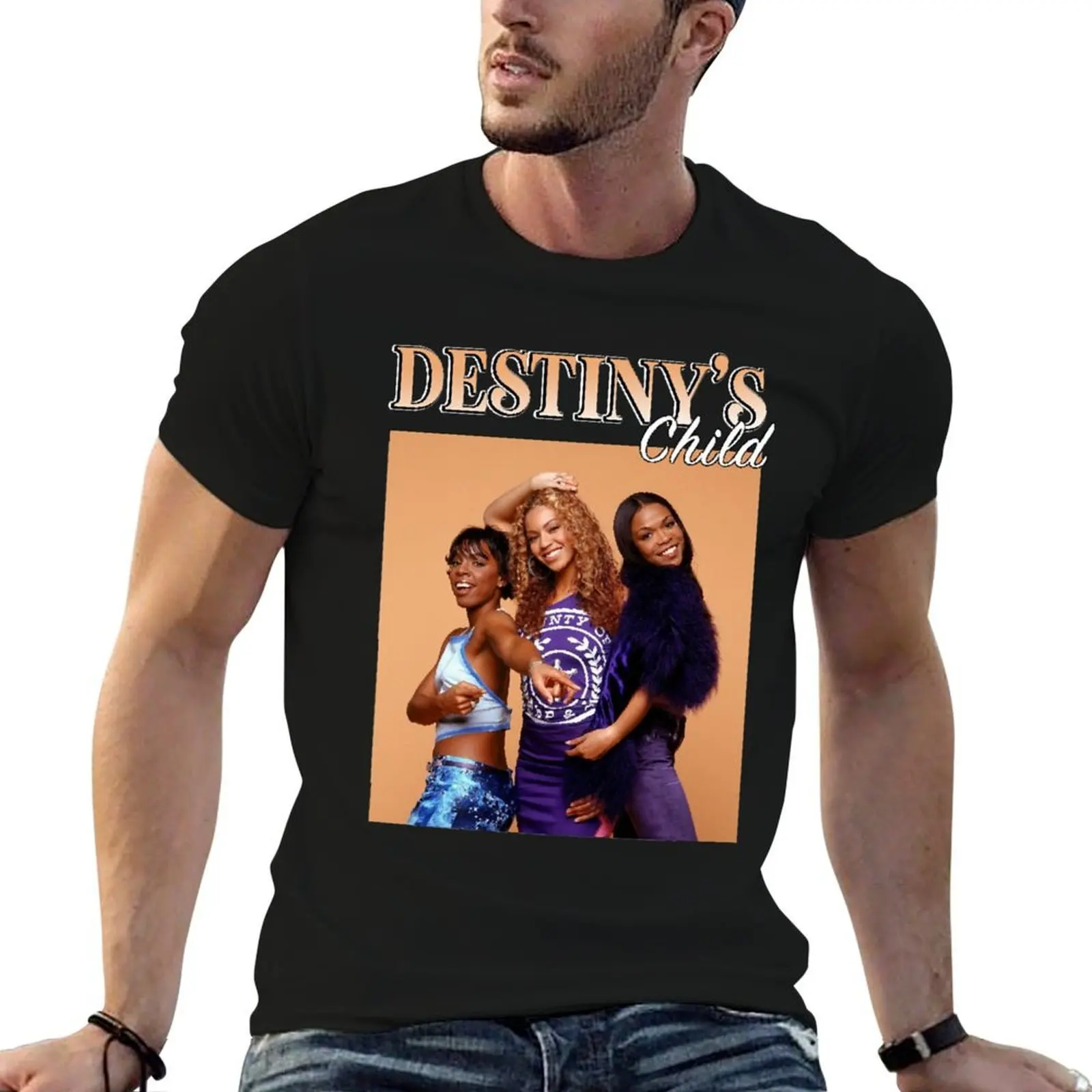 Destinys Child Music Classic Essential T-Shirt Haut décontracté respirant à manches courtes