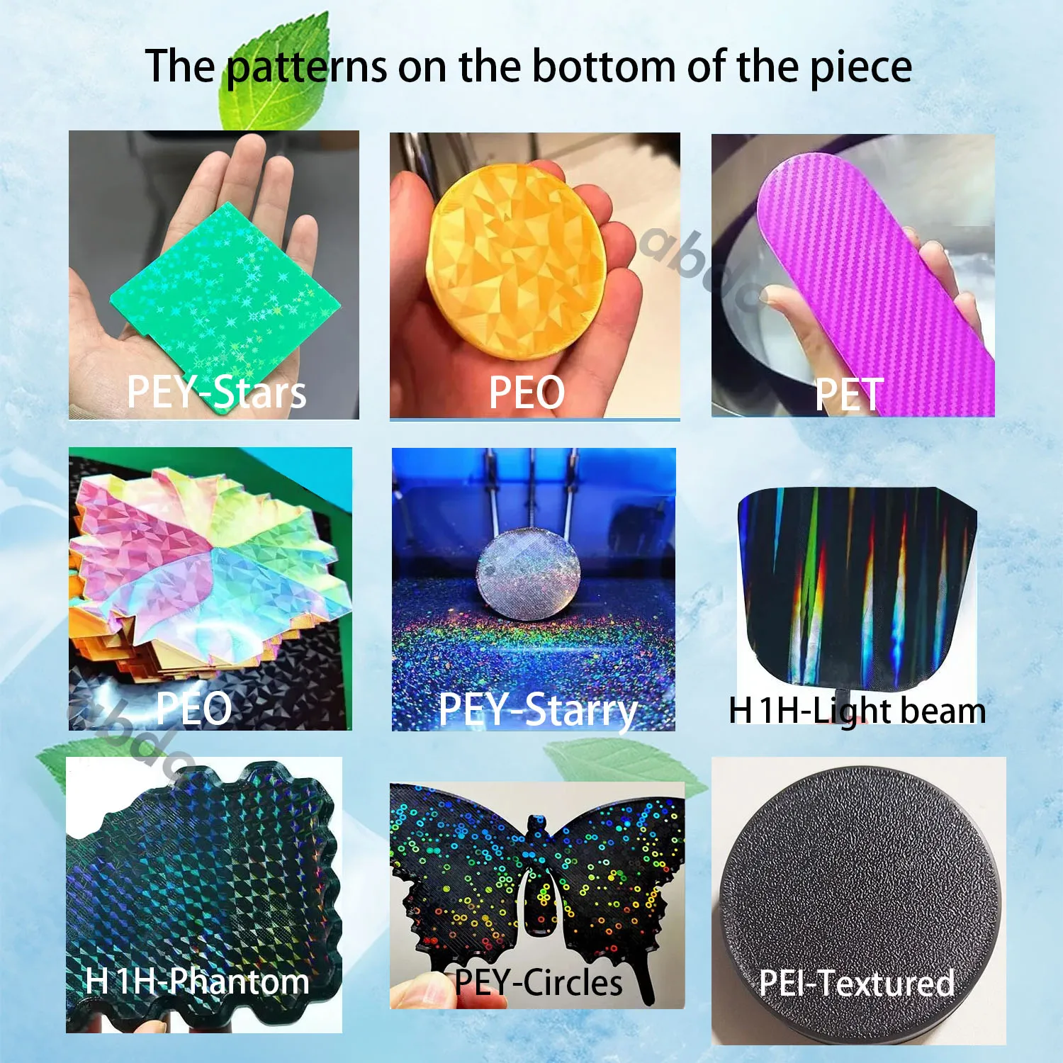 Feuille PEI 235x235, tôle d'acier à ressort pour imprimante 3d Ender 3 / Ender 5 Neptune 4 Pro, lit chauffant, plaque de construction magnétique PEO PEY H1H