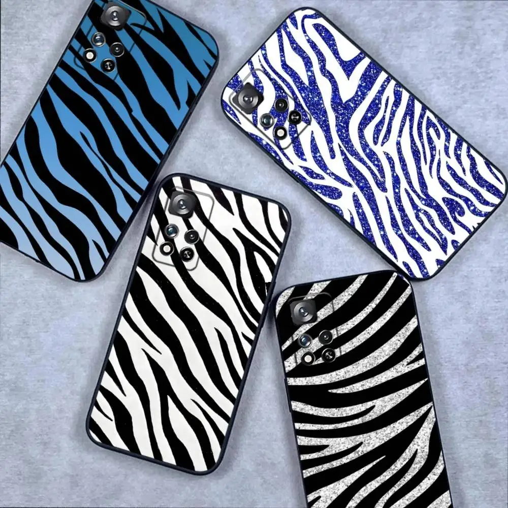 

Zebra Print Black White Phone Case For Samsung S 25,24,23,22,30,21,10,9,Ultra,Plus,Lite,FE,4,5G Black Soft Case