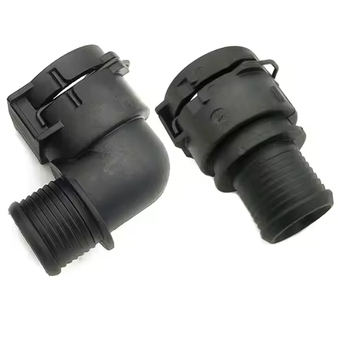 2Pcs Heater Inlet Hose Connector For CHEVY SONIC HATCHBACK Opel Tracker 95089363 950893634 ABS Heater Hose Connector Replacement