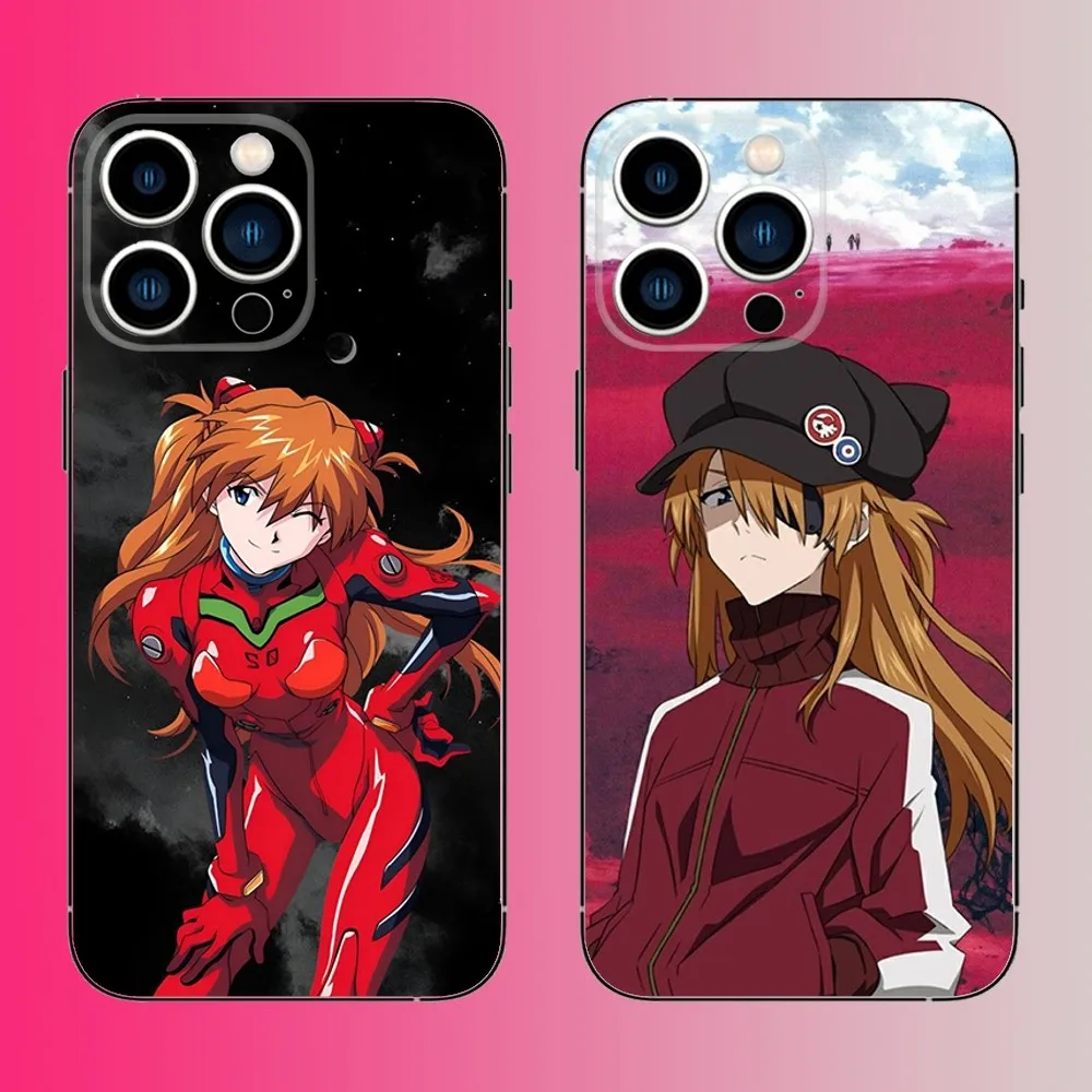 A-AsukaS Anime S-Soryu Phone Case For iPhone 16,15,14,13,12,11,Pro,Max,Plus,Mini,X,XS,XR,8,7,6,S,SE Soft Black Case