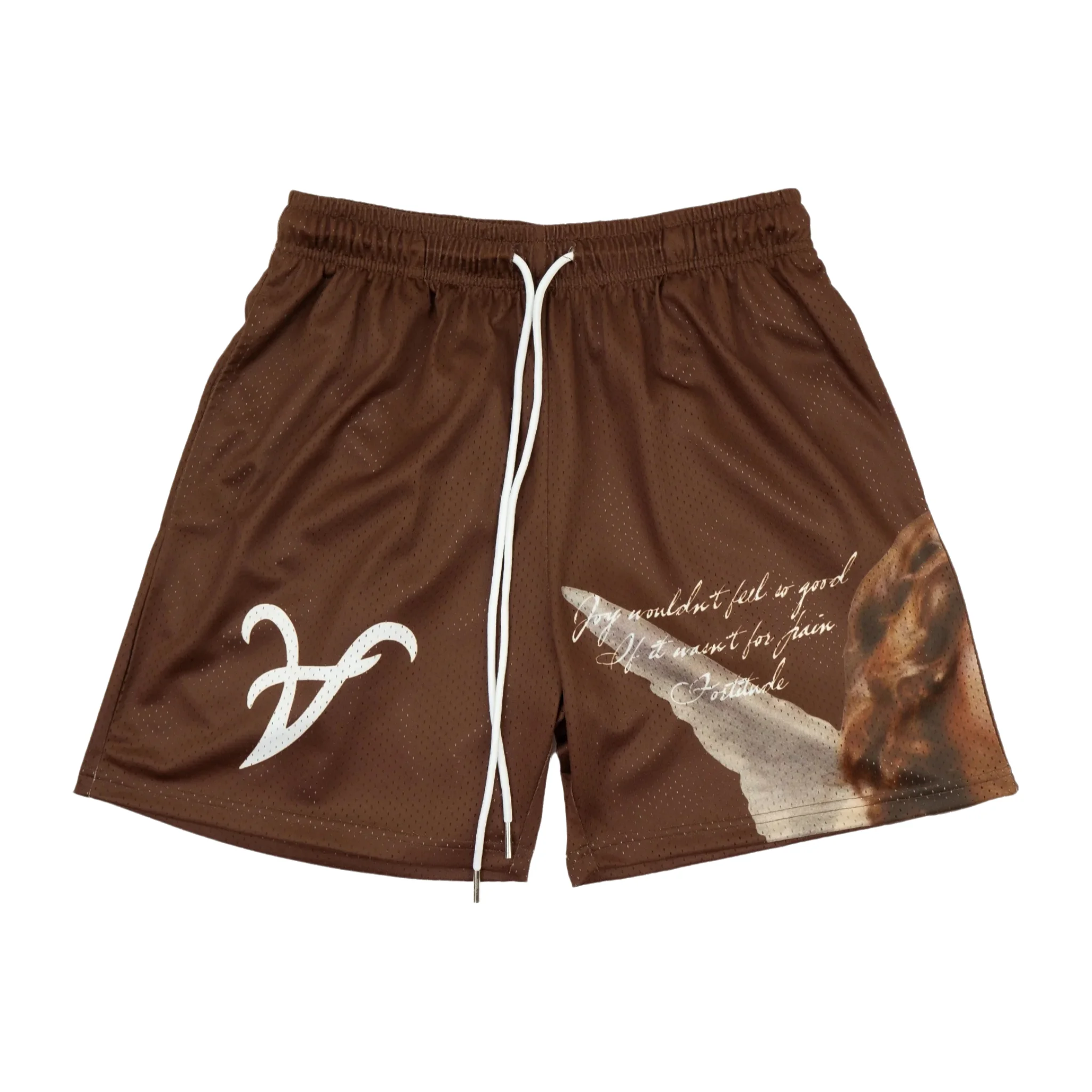 America Street Retro Basketball Sports Style Angel Partial Print Men's Casual Shorts Summer Beach Shorts Breathable Quick-drying