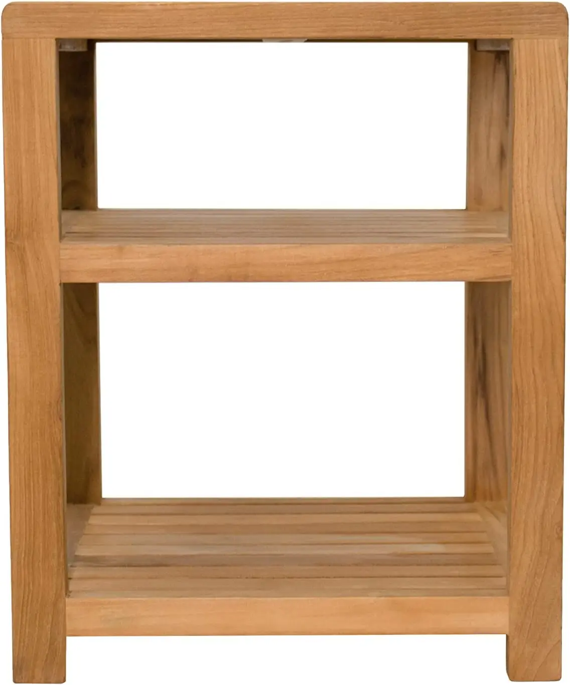 Wood Shower And Spa Bench With Shelf, Indoor And Outdoor Use (Under Sink Storage Bench) - 14""