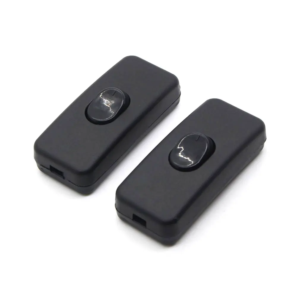 Macho para fêmea cabo USB com interruptor, ligar e desligar o interruptor, Extensão Toggle para USB Light Fan, LED Strip Power Line, 1pc