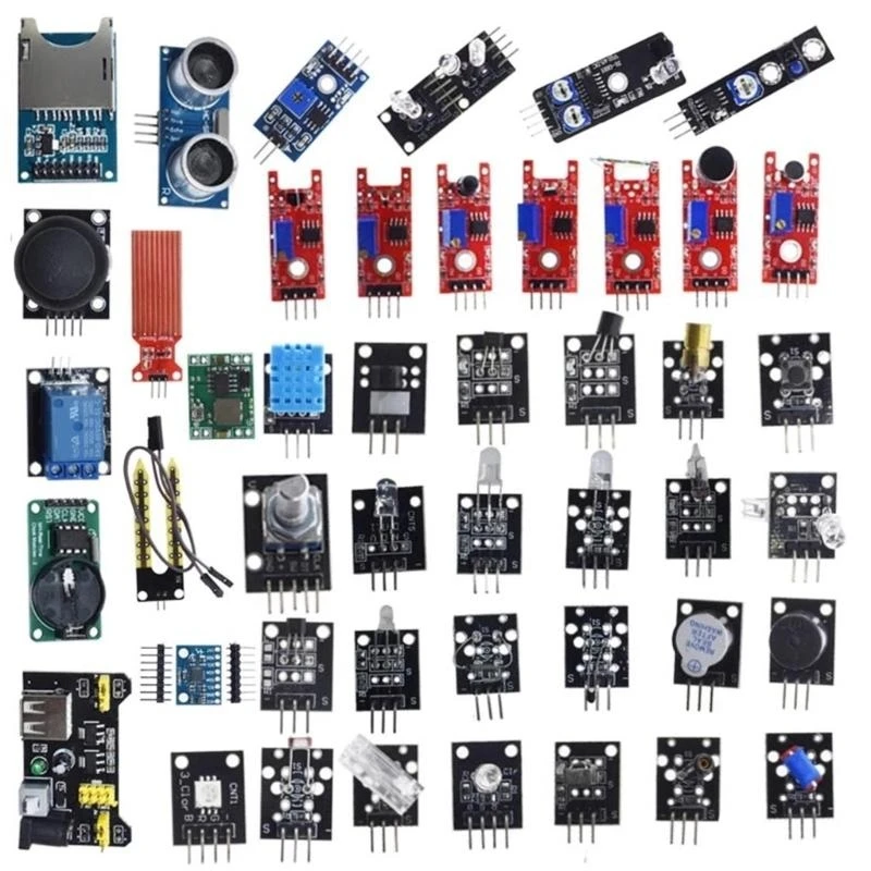 2025 NOUVEAU 16PCS Senserie complète pour détection lumière température l'éducation