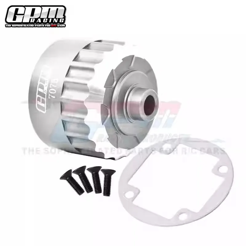 GPM Racing CNC 7075 Alloy Front Center Rear Diff Housing For LOSI 1/6 Super Baja Rey v1 v2 GPM RC Parts