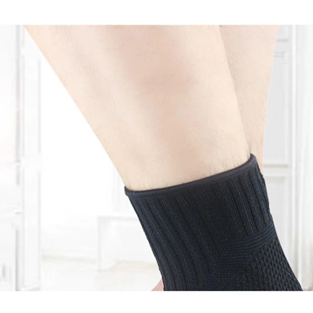 

1Pcs Anti-Sprain Ankle Support Brace Elastic Sweat-Absorbing Adjustable Sports Wrap for Basketball Tennis Volleyball Yoga Black