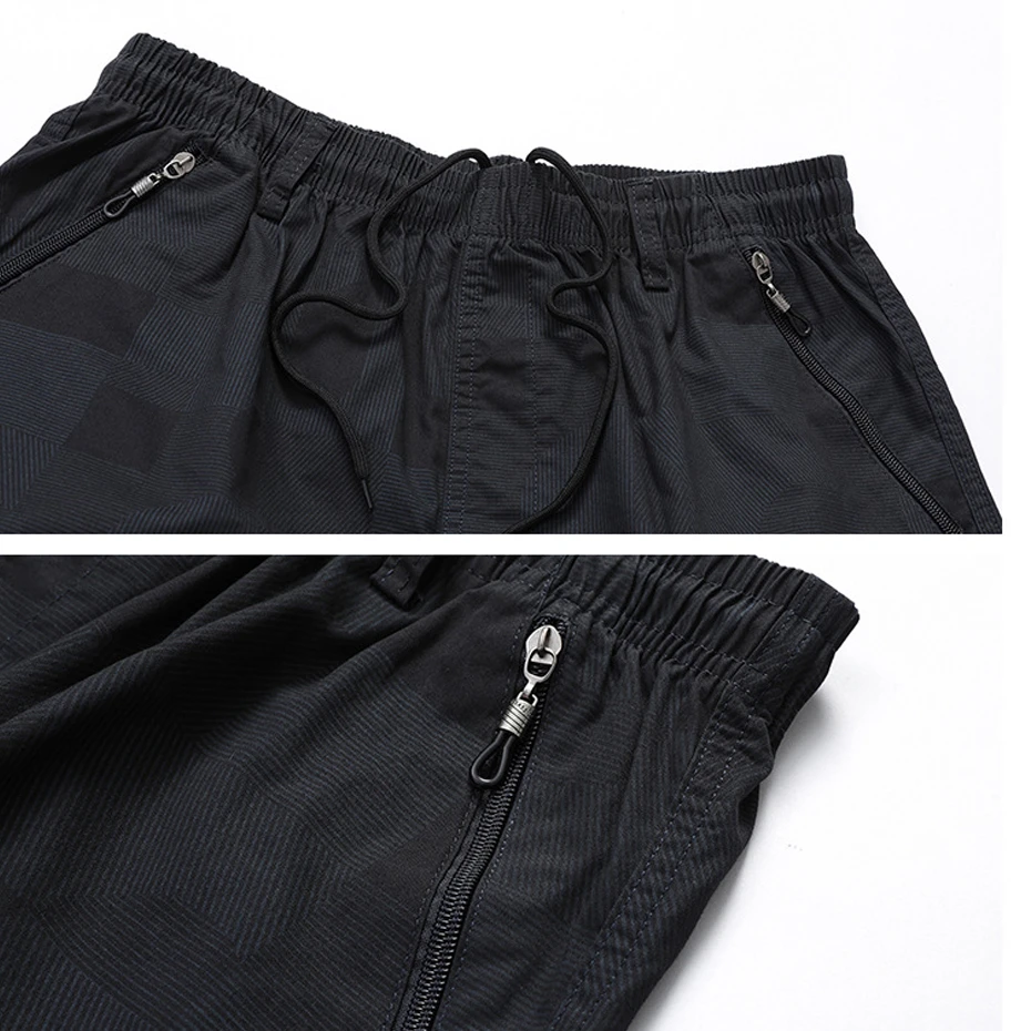 Summer Shorts Men 5XL Plus Size Fashion Casual Shorts Male Leaf Print Short Pants Big Size 5XL Cotton Shorts