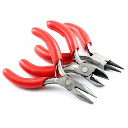 3 Piece( One Set) Jewelry tool set Pliers Stainless Steel Small size Needle Nose Pliers DIYJewelry Making Hand Tool 8cm Long