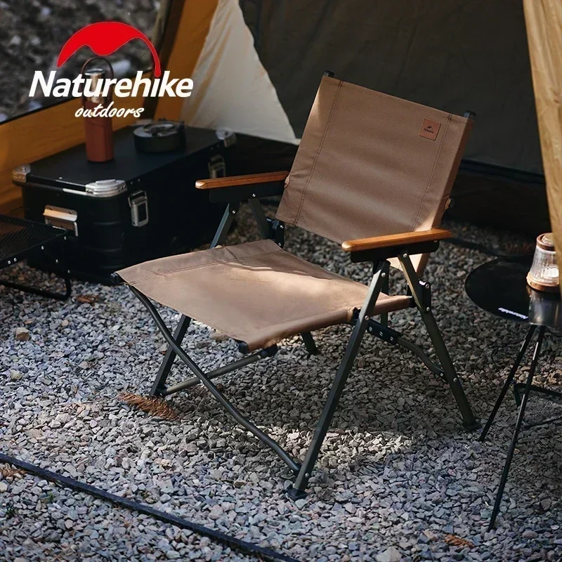 Naturehike Kermit Składane krzesło Outdoor Przenośne ultralekkie krzesło ze stopu aluminium Przenośne krzesło piknikowe Camping Beach Travel Fishing Chair