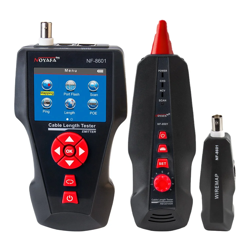 Multi-functional Lan Network Cable Tester Include Poe/ping Testing Device NF-8601digital multimeter  Lan Network Cable Tester