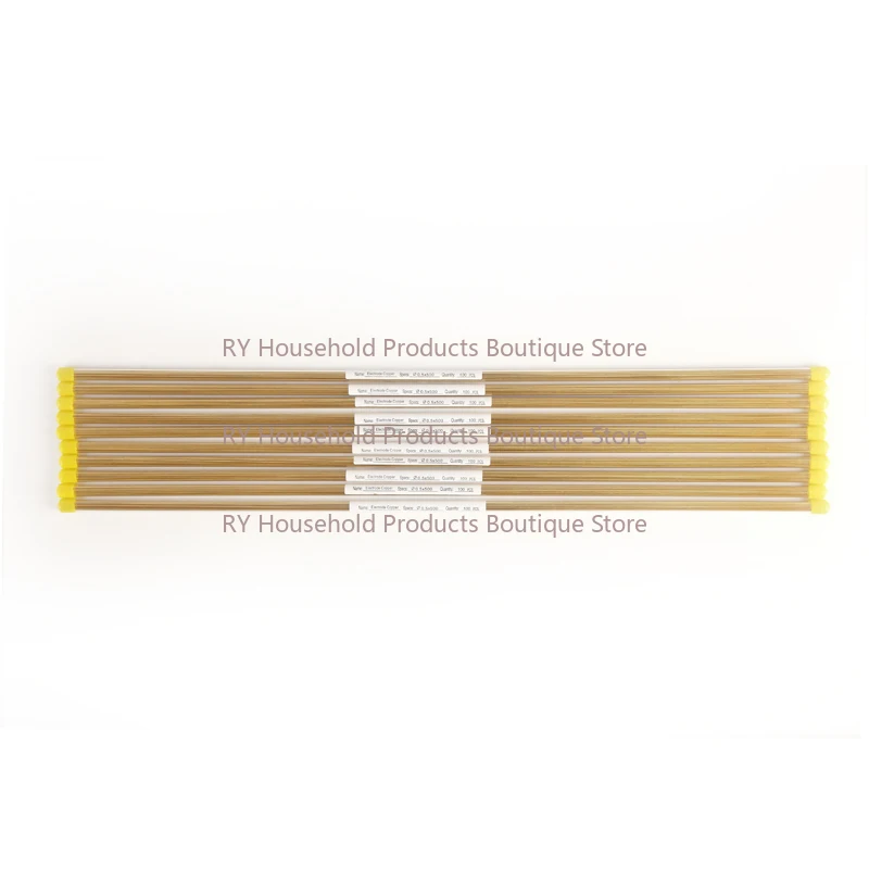 Hole Punching Machine Copper Pipe Perforator Electrode Tube Rod Brass Ultra Fine Bamboo Diamond Single Hole 0.3-1.5 400mm 500mm