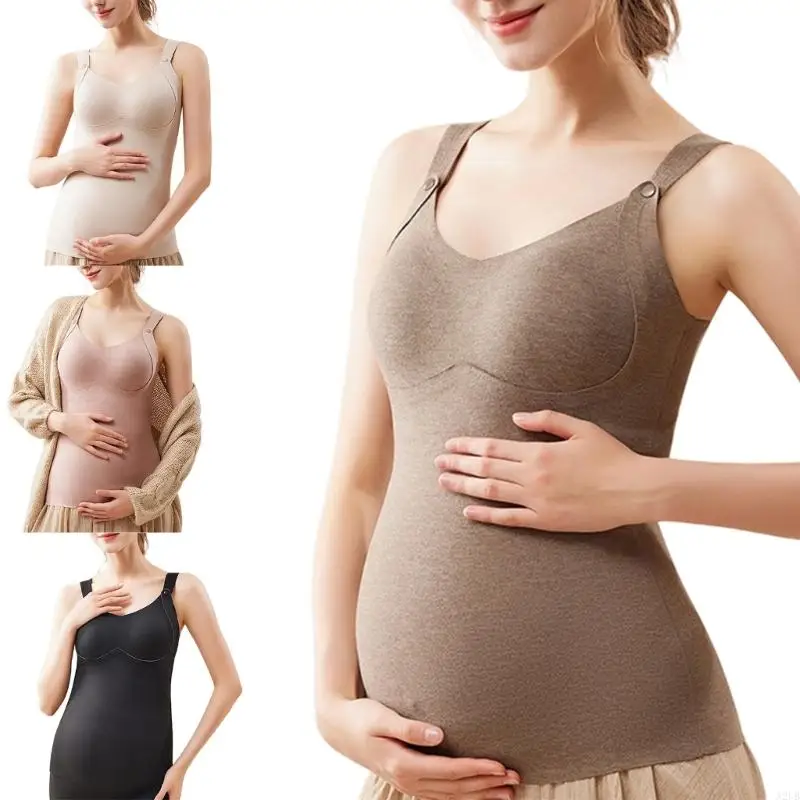 الأمومة سترة ساخنة التكنولوجيا المتقدمة وبطانة الصوف للدفء في الطقس البارد النساء الحوامل صدرية A2UB