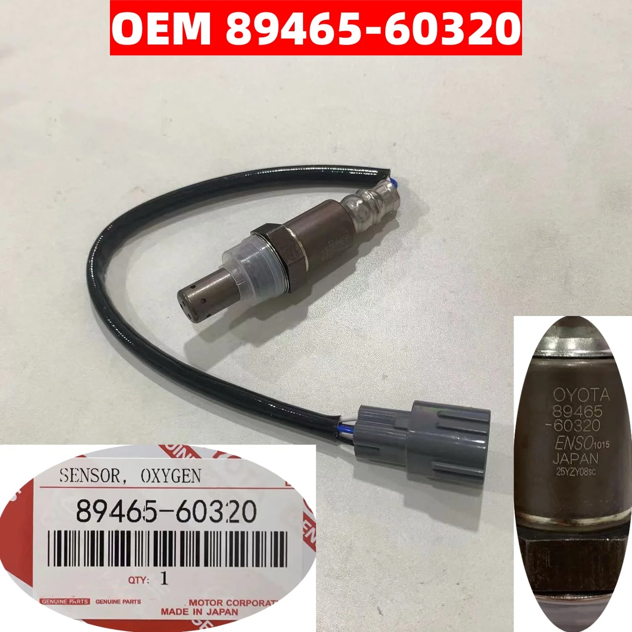 

Lambda Rear Oxygen Sensor 89465-60320 For Toyota 4Runner 05-16 FJ Cruiser 08-12