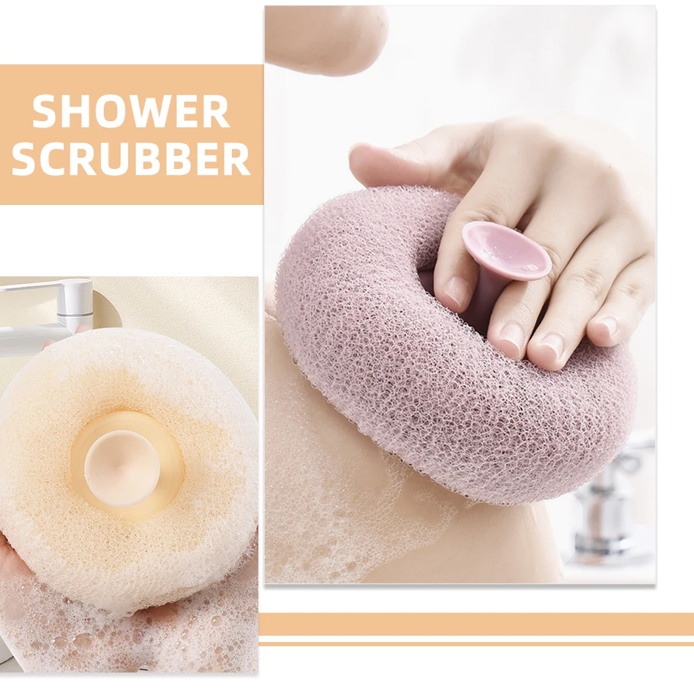 

3Pcs Bath Shower Brushes Body Wash Sponge Exfoliating Scrubber Lather Generator for Soft Skin Cleansing Shower Brush