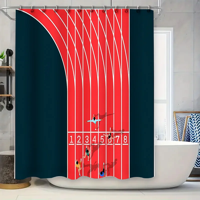 

Anime Shower Curtain Japanese Otaku Decor Bathroom Set Waterproof Manga Backdrop Home Decor Room Divider Modern Style Gift