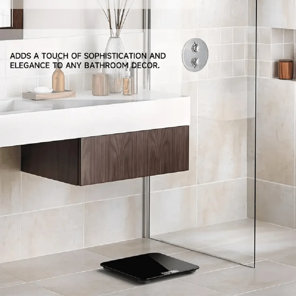 Báscula Digital para Baño, Pla - Home Bathroom Glass reseña y precio