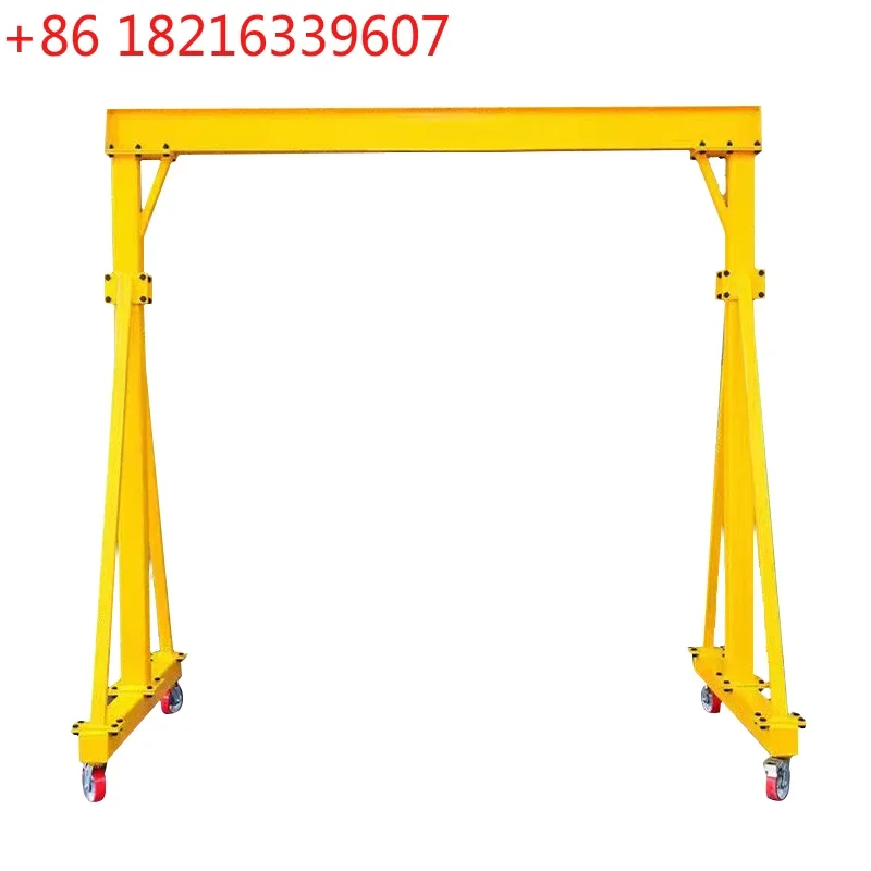 TAO 1/2/3 ton electric lifting hand push small construction site gantry lifting crane frame