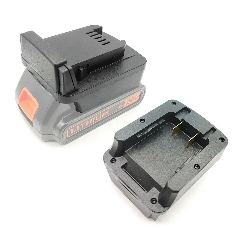Imagem -04 - Conversor Adaptador de Bateria para Black & Decker Cabo Porter Bateria Li-ion Converter para Milwaukee Broca Ferramenta Elétrica 18v 20v