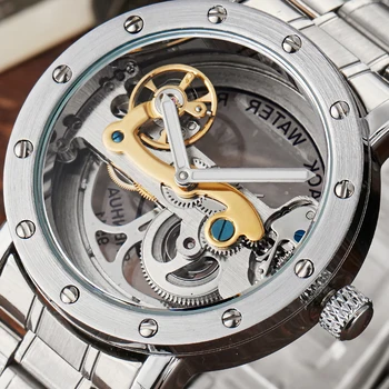 Mechanical automatic watches man waterproof wristwatch for men luxury skeleton male clock stainless steel self wind Mens WATCH Mechanical automatic watches man waterproof wristwatch for men luxury skeleton male clock stainless steel self wind Mens WATCH