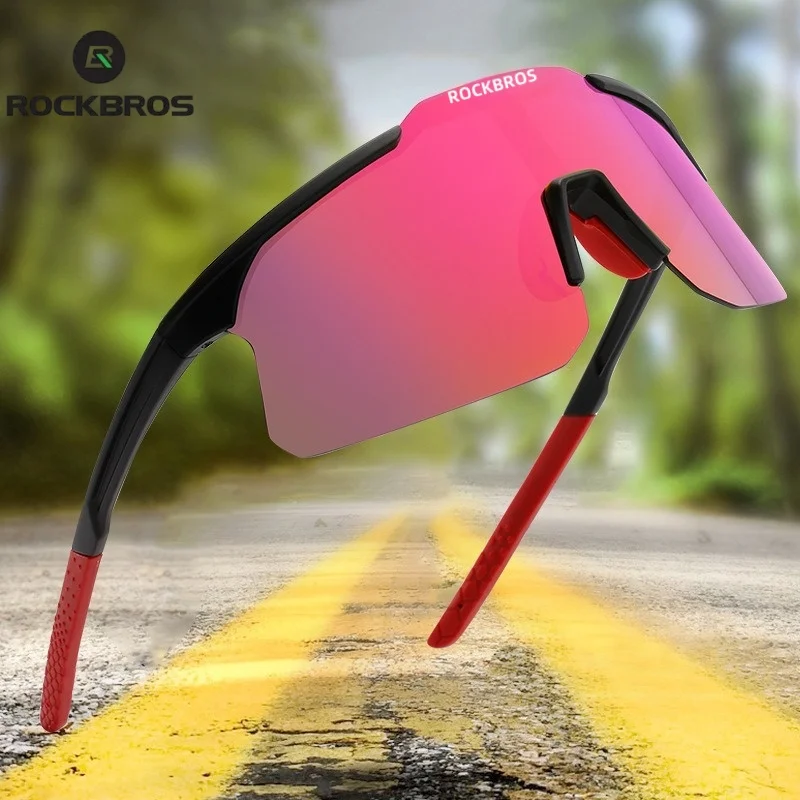 

2026 ROCKBROS new cycling Glasses UV400 Protection, Anti-Fog, Sports Sunglasses for Men Women with case