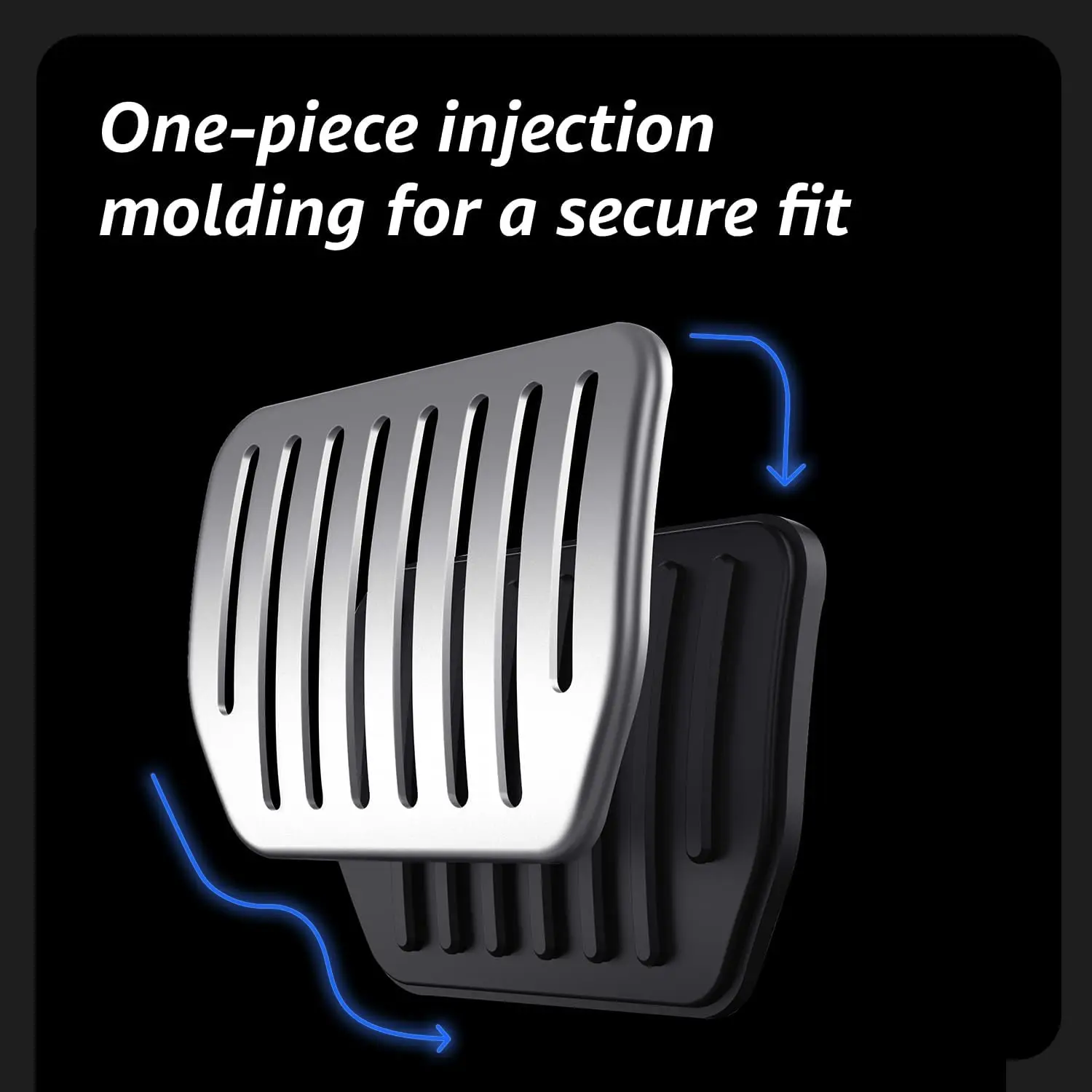 For Tesla Performance Pedal Pads Cover Foot for Model Y Model 3 2022 Aluminum Non-Slip Brake Pedal Anti Slip Foot Rest Cover image 2