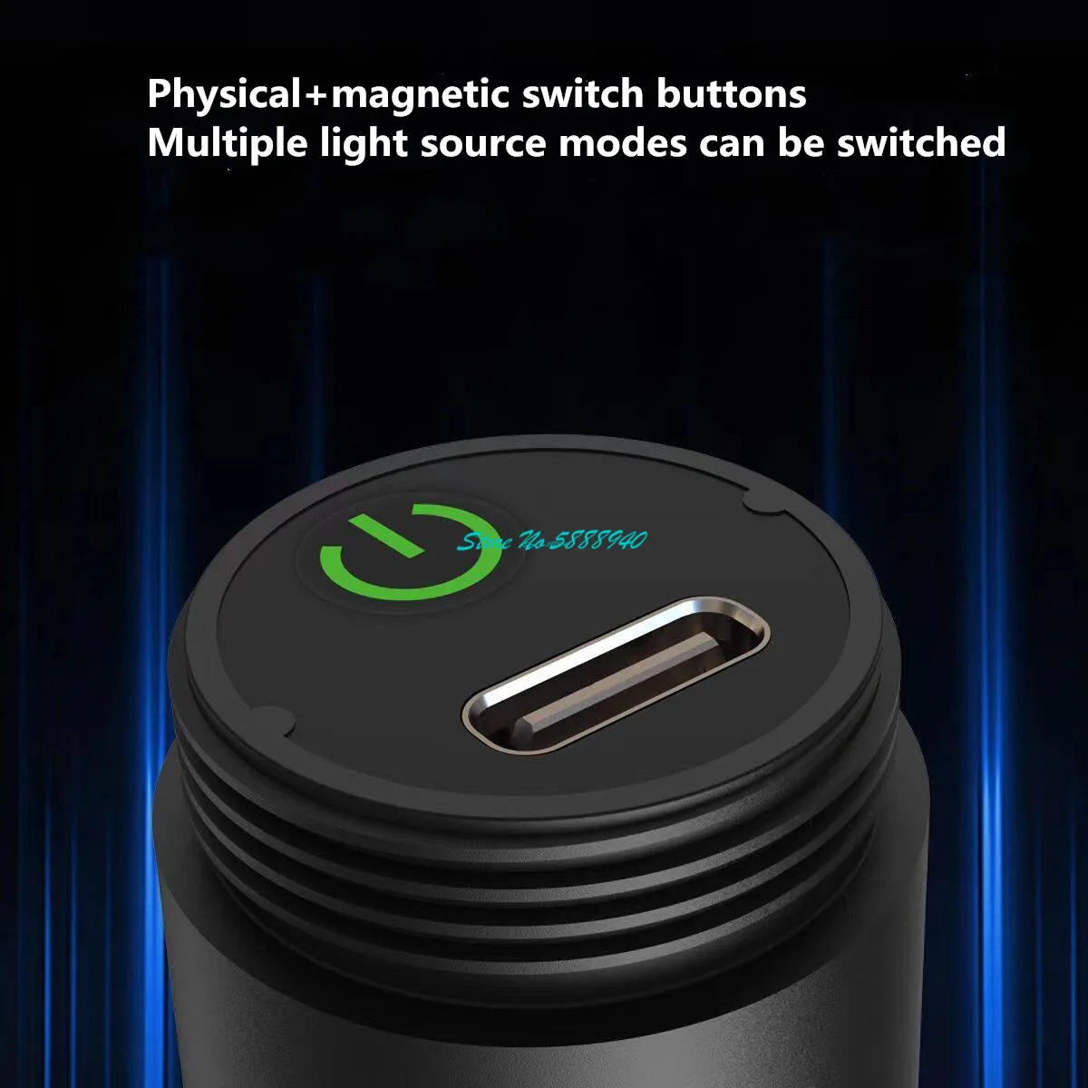V020 D19 V050 V900 D18 D16 V18 C18 And So On Fishing Bait Boat Spare Parts Accessories 3Gear LED Magnetic Switch LED Night Light