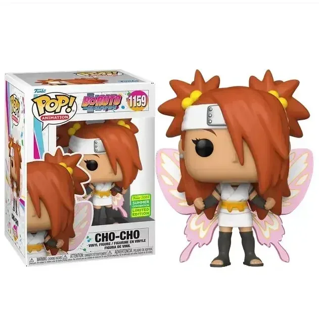 Funko POP Animación BORUTOs Sarada Uchiha 672 #   Cho-Cho 1037 #   Boruto 1035 #   Cho-cho 1159 #   Figura de vinilo modelo de juguete para niños