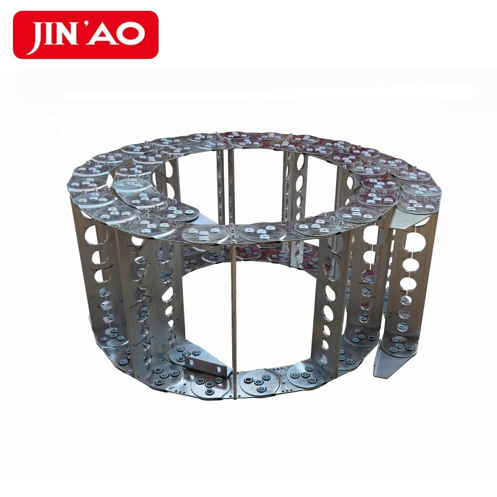 TLG Flexible Cable Tray Drag Chains Steel Tank Tracks From JIN'AO - view 6