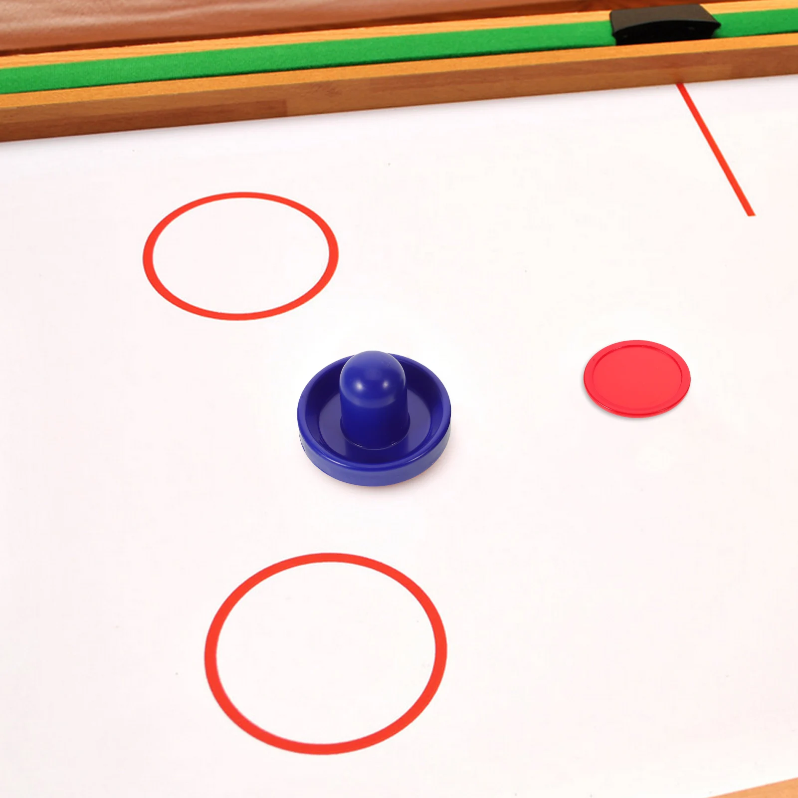 

2 set Air Pushers Pucks Set Plastic Tabletop Strikers With Replacement Pads Smooth Indoor For Family Playroom - Table Hockey