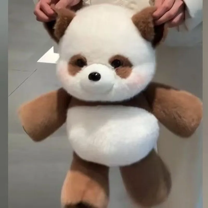 Cute Running Panda Cartoon Doll Cartoon Soft Stuffed Animal Toy Lovely Panda Plushie Birthday Gift for Girls Women Home Decor view 3
