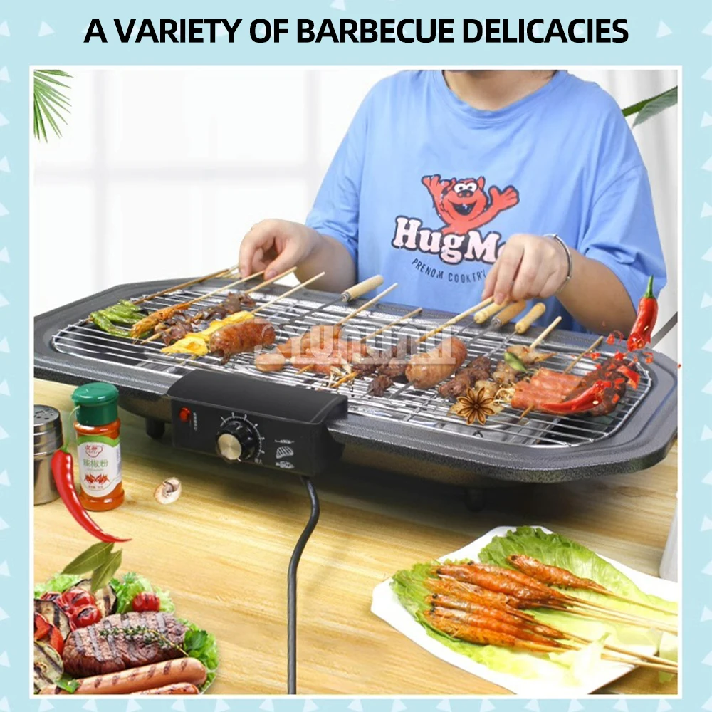 Outdoor Vertical Folding Grills BBQ Machine Smokeless Mini Electric Grills Grelhador Eletrico