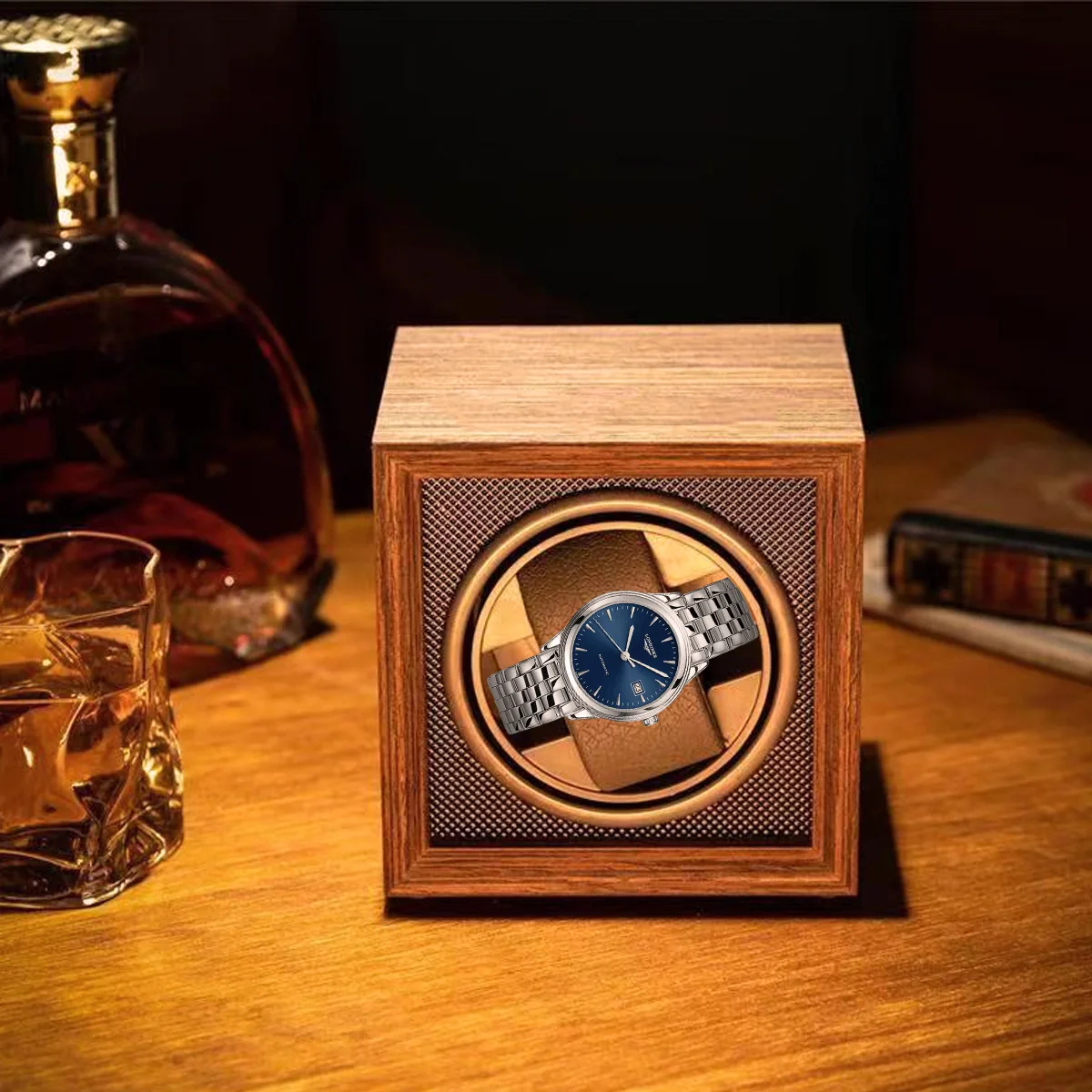 6/4/2/1 Slots Wood Watch Winder Automatic Watches USB Power Box Luxury Brand Jewelry Store Display Box Clock Storage Box
