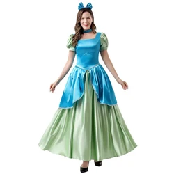 NEW Lady Classic Fairy Tale Princess Queen Costume Birthday Party Beauty Outfit Cosplay Carnival Halloween Fancy Party Dress