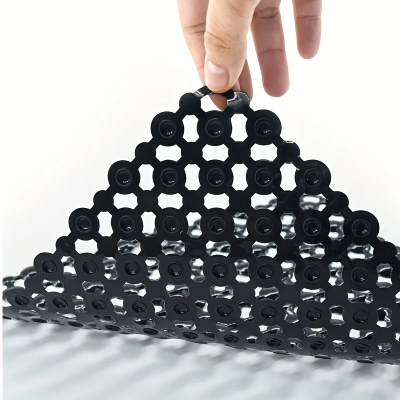 

Комплект из 2 регулируемых пластиковых ковриков-поддонов для сушки и защиты кухонных моек, 11x11 дюймов, для раковин из нержавеющей стали